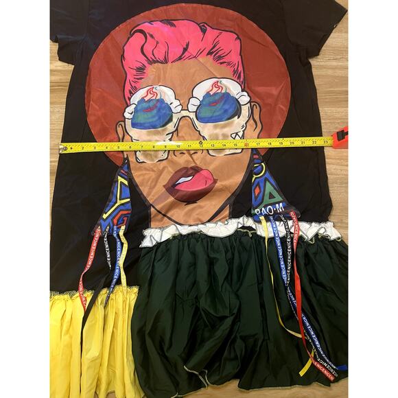 Rare Vintage High Leng Fan Dress - Picture 8 of 8